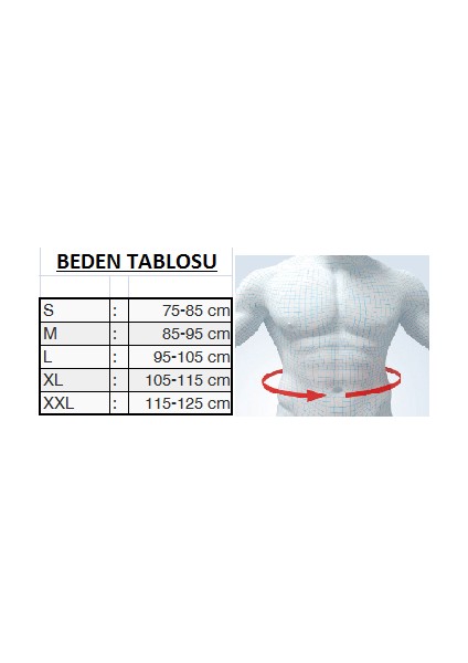 Bel Fıtığı Korsesi Medıum 32CM Kemerli Ao-80