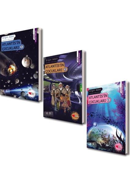 Atlantis'in Çocukları Seti 3 Kitap Bilgin Adalı