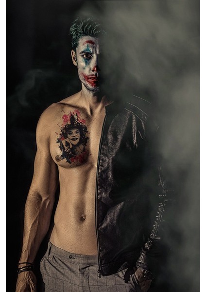 Geçici Joker Dövme Tattoo