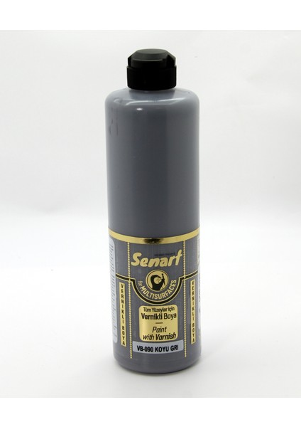 VB090 Vernikli Boya 500 ml Koyu Gri