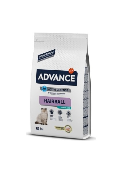 Hairball Steril Kedi Maması 3 kg