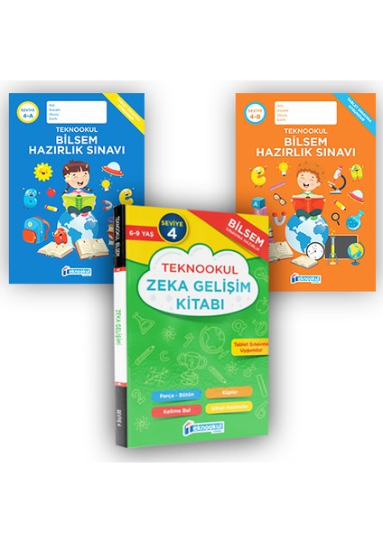 2. Sınıf Bilsem Hazırlık Seviye 4 Seti