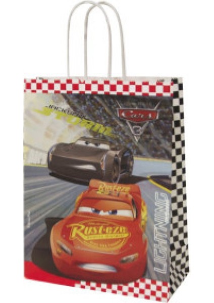 Kağıt Parti Çantası Cars 3 (18*24 Cm) Pk:12