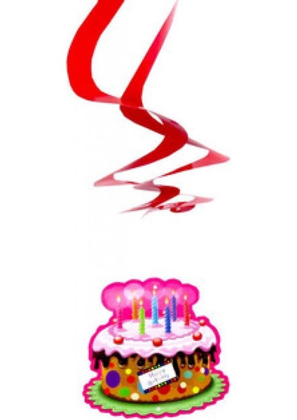 Orta Süs Yukardan Asmalı Happybırthday Pk:6