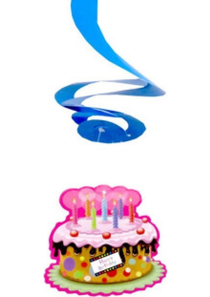 Orta Süs Yukardan Asmalı Happybırthday Pk:6 fiyatları