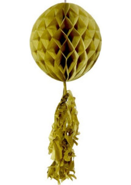 Süs Petek Modeli Püsküllü 25x85 Cm Altın Pk:1