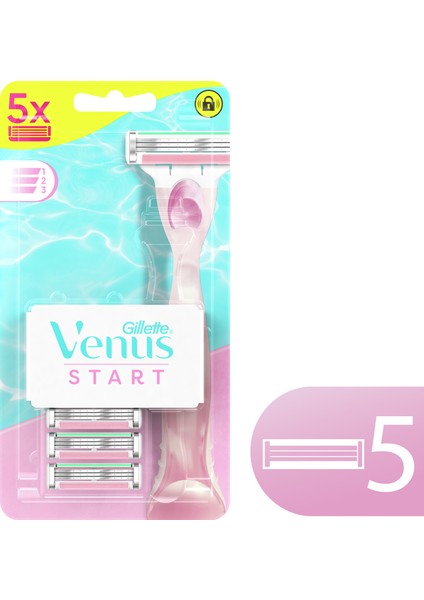 Gillette Venus Start 5’li Yedek Başlık