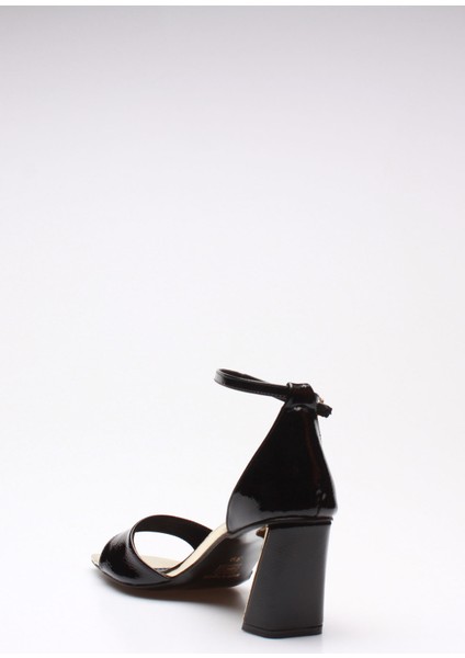 Plus Siyah Kırışık Rugan Kadın Topuklu Ayakkabı fırsatları