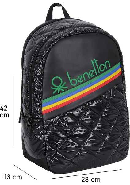 Kapitone Ilkokul Çantası 70248 Siyah indirimleri