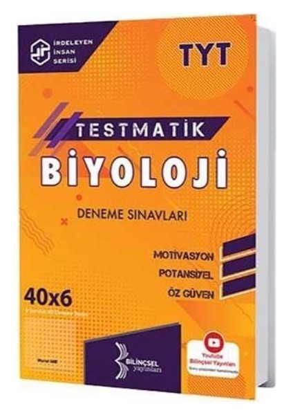 TYT Testmatik Biyoloji Deneme Sınavları 40X6
