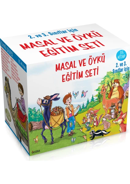 Masal Ve Öykü Eğitim Seti (35 Kitap) İlkokul 2. Ve 3.Sınıflar için - Mustafa Salman