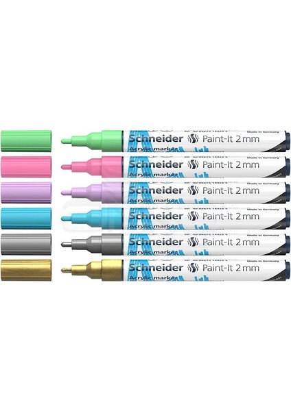 Schneıder 310 Akr. Marker 2mm Set/2 - 120196 6 Lı