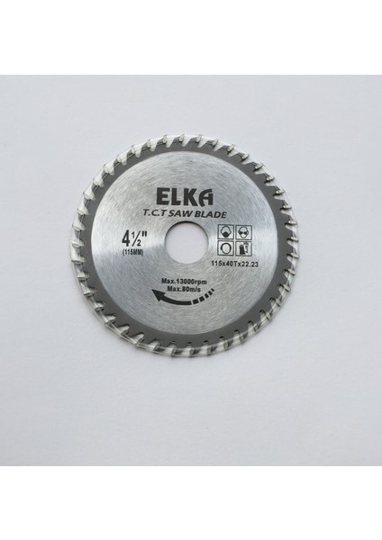 Elmas Uçlu Ahşap Sunta Parke Kesici Avuç Taşlamalar Için 115 mm 40 Diş fiyatları