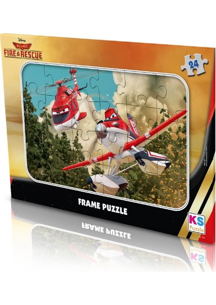Disney Planes Dusty (Uçaklar) 24 Parça Frame puzzle/yapboz