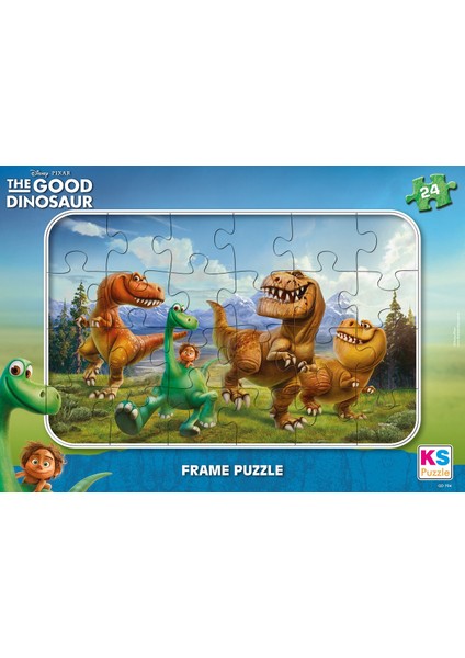 Good Dinosaur (Iyi Bir Dinazor) 24 Parça Frama Puzzle/yapboz