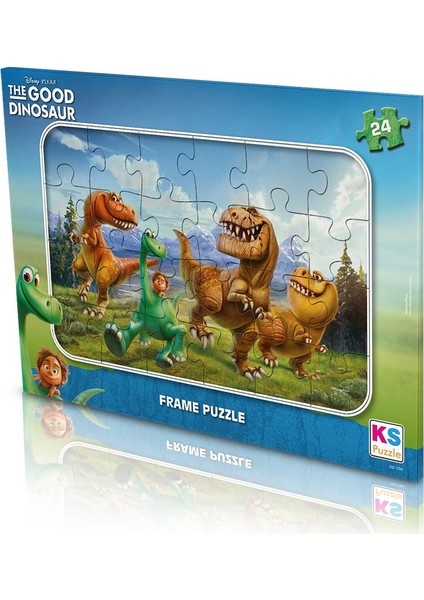 Good Dinosaur (Iyi Bir Dinazor) 24 Parça Frama Puzzle/yapboz