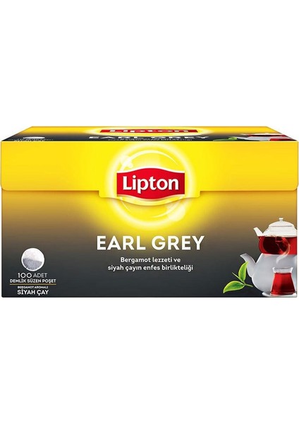 Demlik Poşet Çay Earl Grey 100'lü