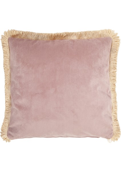 Kadife Püskül Dekoratif Kırlent