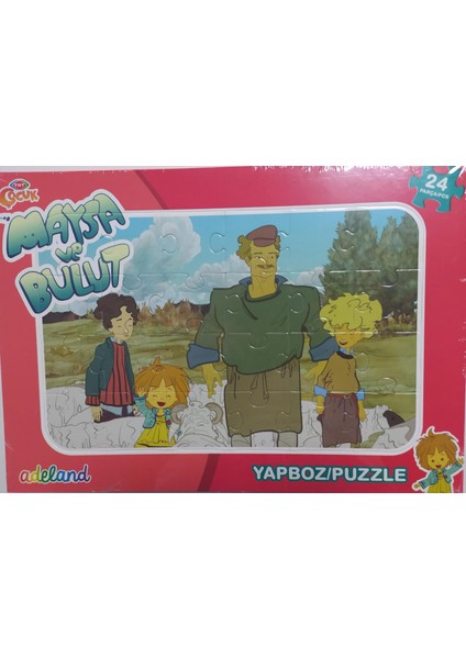 Trt Çocuk Maysa ve Bulut 24 Parça Yapboz (Puzzle)