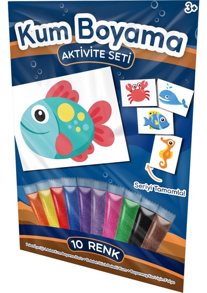 Benekli Balık Kum Boyama Aktivite Seti