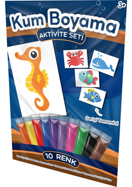 Deniz Atı Kum Boyama Aktivite Seti