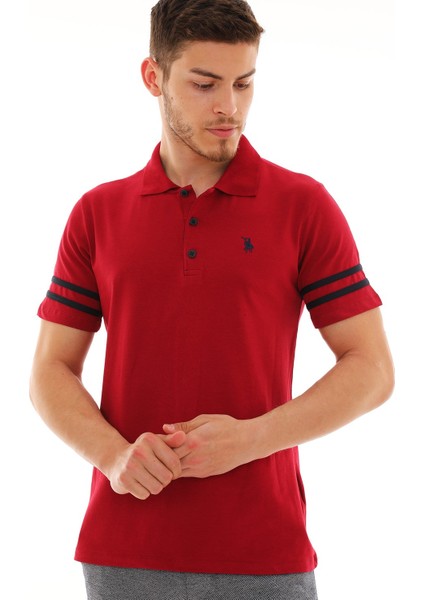 T8585 Dewberry Erkek T-Bordo