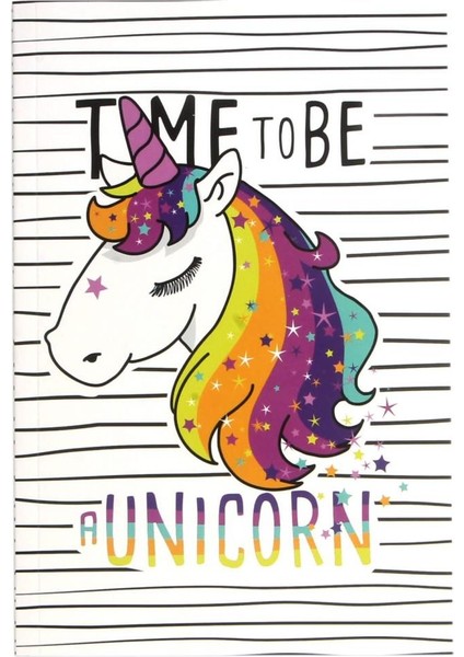 Unicorn 2 Li Set Unicorn Notluk Unicorn Temalı Çizgisiz Defter