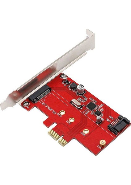 Pcı E X1 To M2 Ngff Ssd Çevirici Dönüştürücü Kart