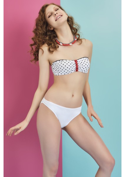 Beyaz 2 cm Bikini Altı