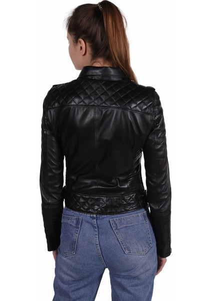 Melissa Model Kadın Siyah Hakiki Deri Ceket fiyatları