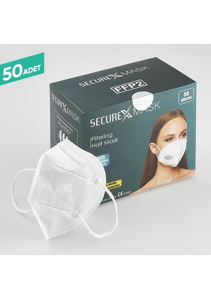 FFP2/N95 Nr 50 Adet Maske