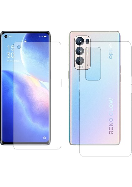 Oppo Reno 5 Pro Plus Full Ön Arka Kaplama Tpu Soft Koruma Filmi