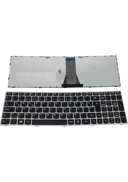 Lenovo B50-70 Gri Çerçeveli Muadil Klavye