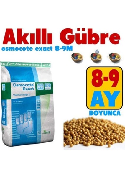 8-9 Aylık Akıllı Yavaş Salınımlı Gübre 1000 gr