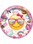 Emoji Süslü Tabak 8'li 1