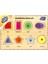 Ahşap Tutmalı Geometrik Şekiller Puzzle 1