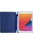 Apple iPad 9.7" 5. 6. Nesil 2017 2018 Kılıf Premium Kalemlikli Standlı Katlanabilir Kılıf Lacivert 3