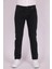Erkek Füme Slim Fit Dar Kesim Pamuk Denim Jean Kot Pantolon 2
