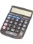 12 Hane Renkli Hesap Makinesi F3046 Siyah 1