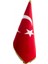 Makam Bayrağı Saten Kumaş Simli Saçaklı 100 x 150 cm 1