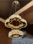 Luxury Modern Sarkıt Ikili Kristal Taşlı Power Led Avize Kumandalı Krom Burenze784 1