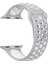 Apple Watch Uyumlu 44MM Spor Kordon 44 mm Kayış Seri 6 Gri - Beyaz 1