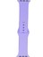 Apple Watch Uyumlu 38MM Silikon Kordon 38 mm Kayış Seri 1-2-3 Lila 1