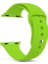 Apple Watch Uyumlu 38MM Silikon Kordon 38 mm Kayış Seri 1-2-3 Yeşil 1