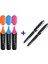 One Sign Imza Kalemi Mavi Siyah + Fosforlu Kalem Mavi Pembe Turuncu 1