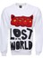 Baskılı Desenli Bisiklet Yaka Sweatshirt 1