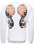 Yazı Baskılı Bisiklet Yaka Sweatshirt 2