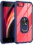 - Apple iPhone SE 2020 - Kılıf Yüzüklü Arkası Şeffaf Koruyucu Mola Kapak - Lacivert 1