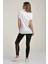 Kıss & Tell Nakışlı, Flamlı, Kısa Kol T-Shirt Beyaz - S 5