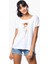 Ul Tüy Baskılı Kısa Kollu T-Shirt - Beyaz Beyaz - S 1